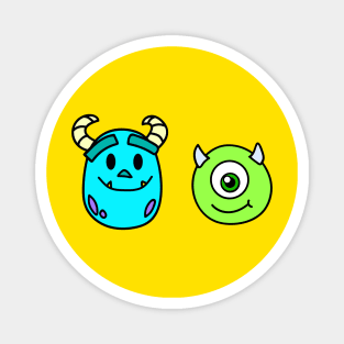 Monsters Inc Chibi Mike and Sulley Magnet